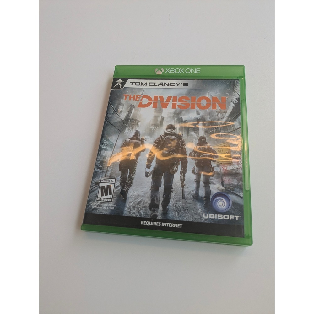 Tom Clancy's The Division Xbox One Ubisoft Tactical Action RPG Video Game Disc